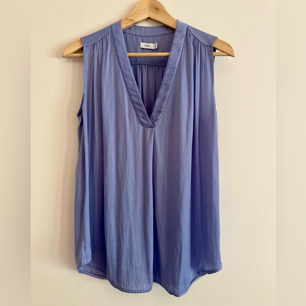 VINCE silk top